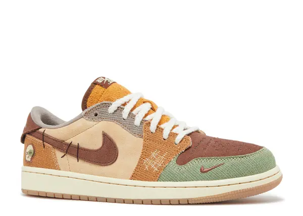 Patchwork Retro Low-Top Sneakers