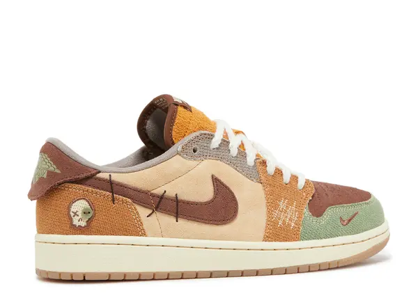 Patchwork Retro Low-Top Sneakers