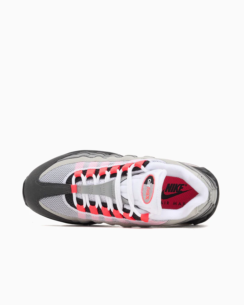 Air Max 95 Medium Ash and Solar Red