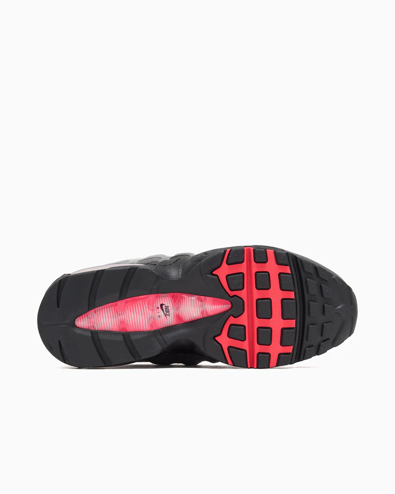 Air Max 95 Medium Ash and Solar Red