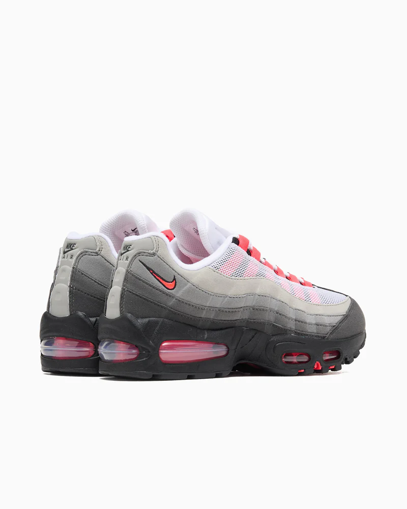 Air Max 95 Medium Ash and Solar Red