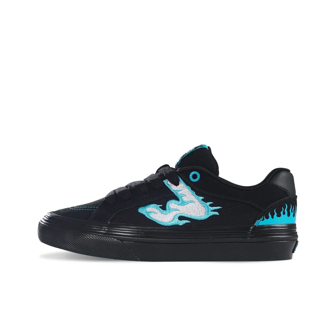 Black Blue Non-Slip Skate Sneakers