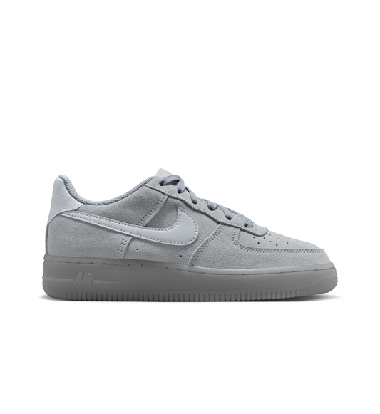 Grey Suede Low-Top Sneakers