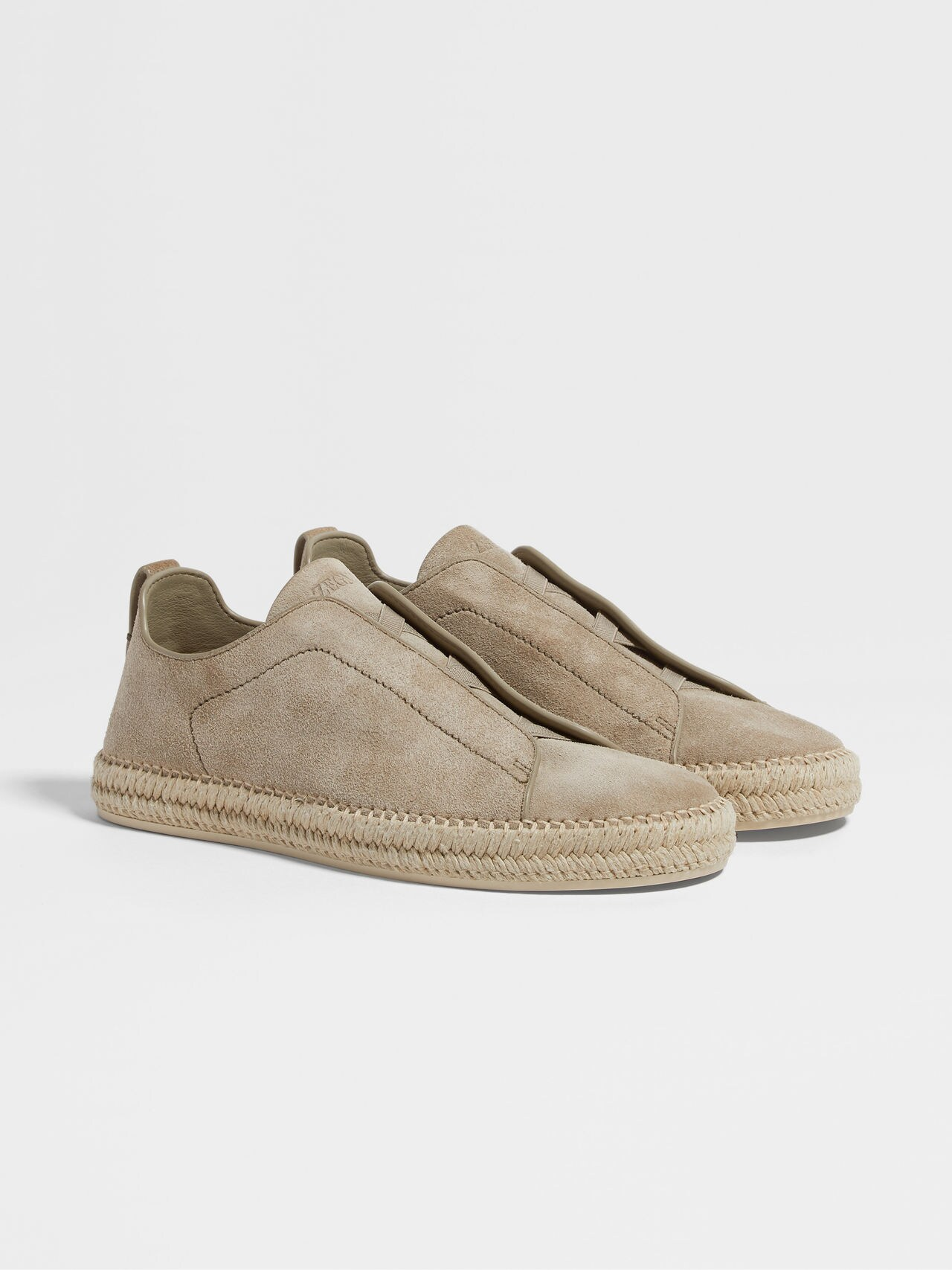 Beige Suede Triple Stitch™ Espadrilles