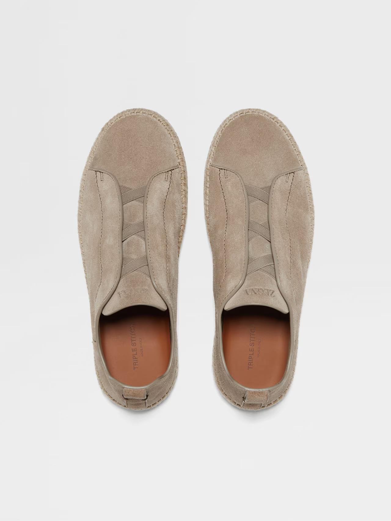 Beige Suede Triple Stitch™ Espadrilles