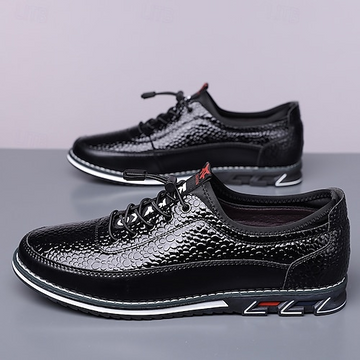 Men's Slip-On Casual Shoes with Stretch Laces