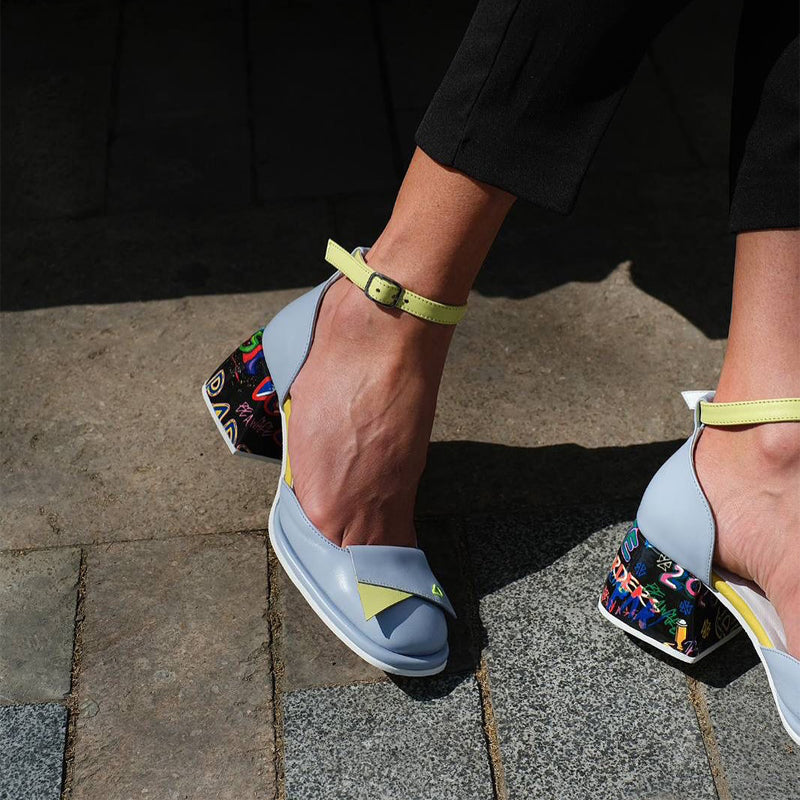 Thick Heeled Square Head Mary Jane