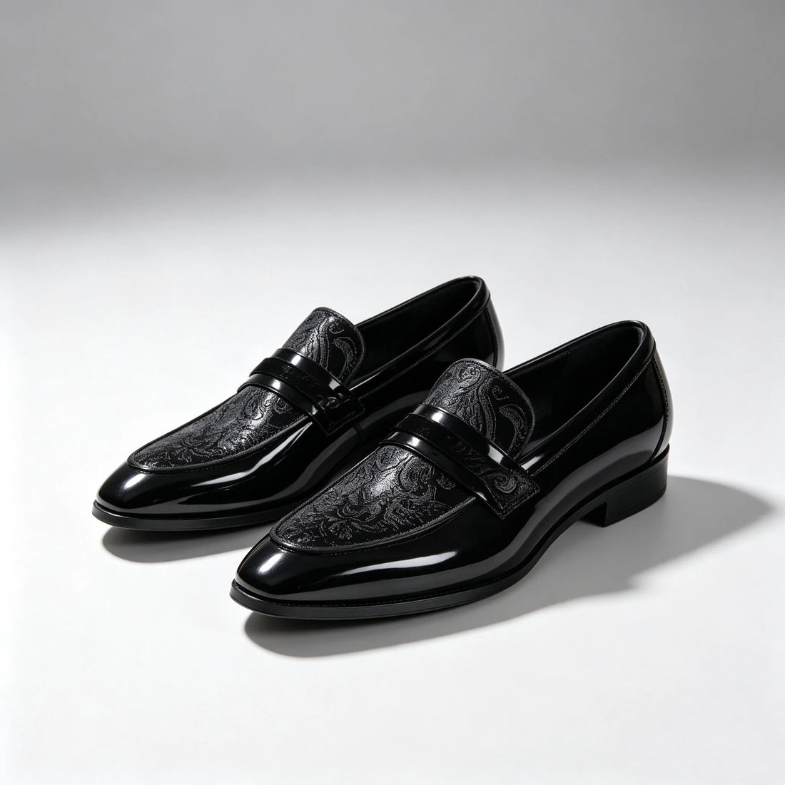 Patent Leather Low Top Sneakers