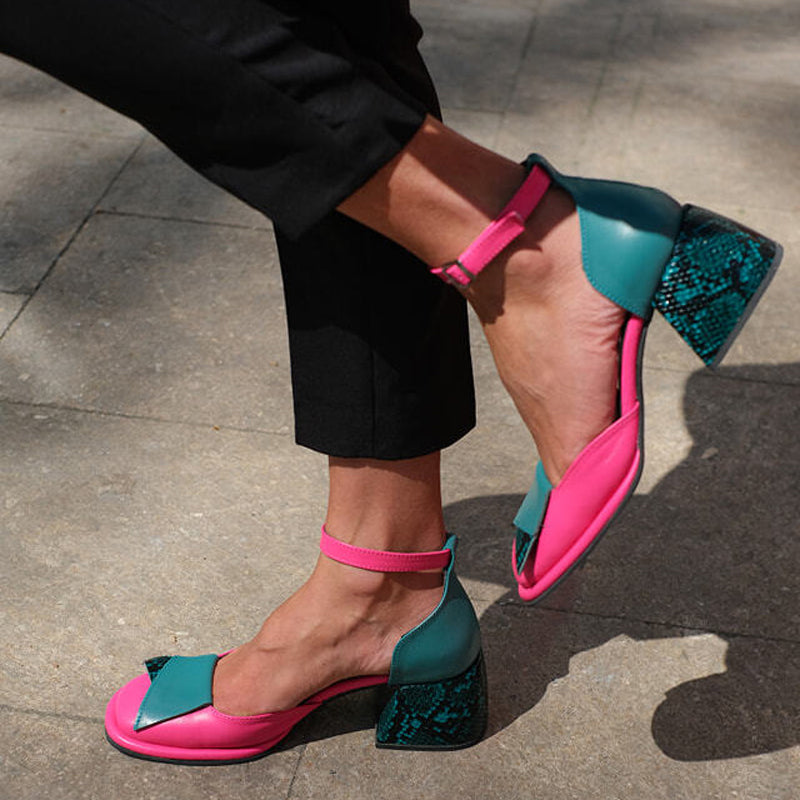 Thick Heeled Square Head Mary Jane