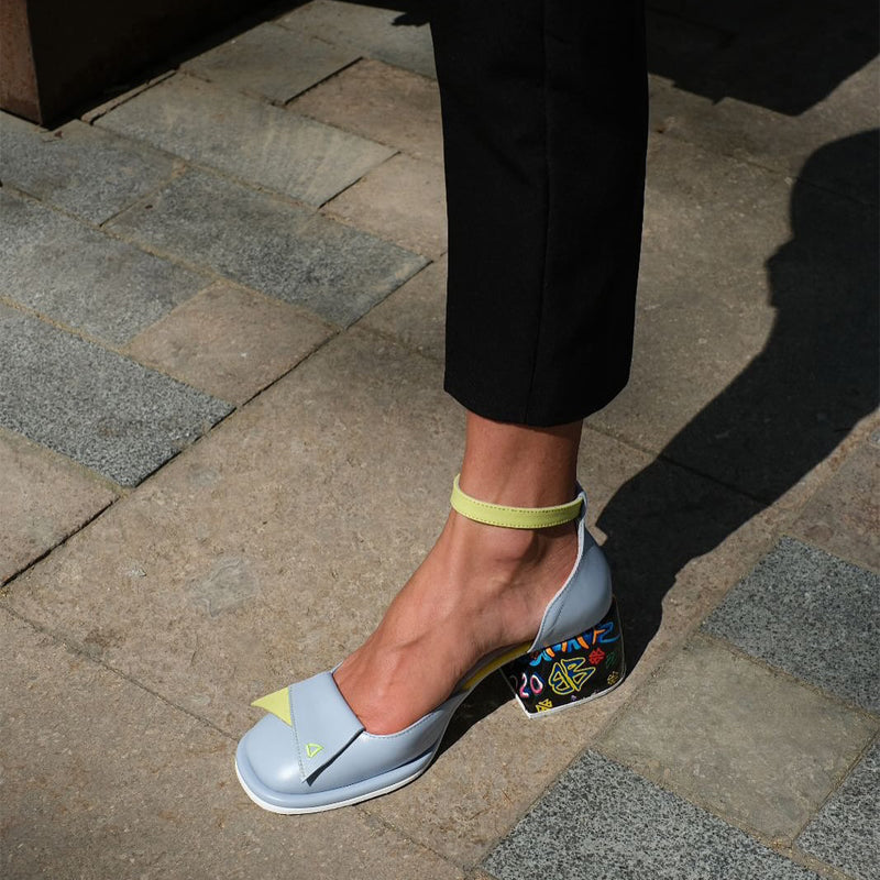 Thick Heeled Square Head Mary Jane