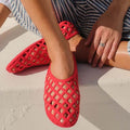 Summer Breathable Hollow-out Baotou Single-layer Shoes Slip-on Sandals